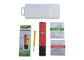 Peso ligero portátil electrónico rojo del medidor de pH con los materiales plásticos